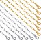 Gold and Silver Stainless Steel Chain for Jewelry Making 12 Pcs Gold Plated Paperclip Necklace Chains Bulk for Necklace Making